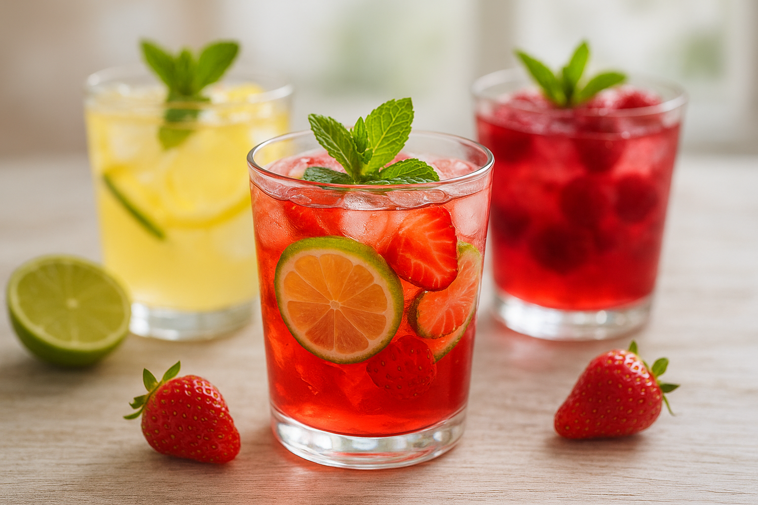 Nyári hűsítő gyümölcsitalok – percek alatt elkészül