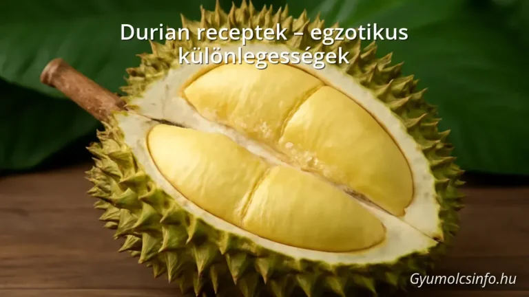 Durian fruit with spiky shell and creamy flesh
